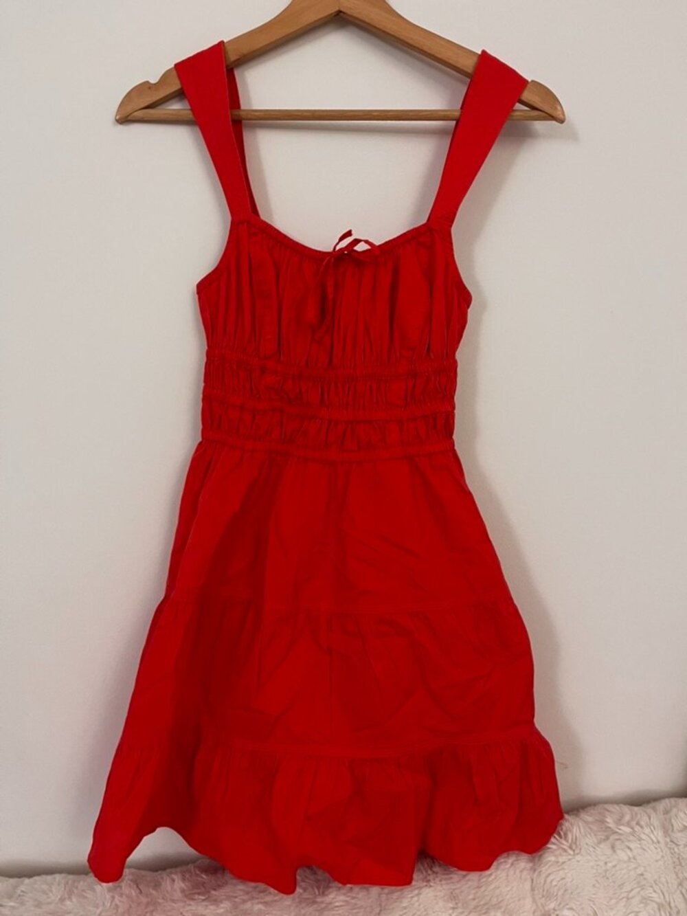sunday best poppy red sundress
